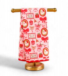 Waffle Tea Towel- Mistletoe Magic