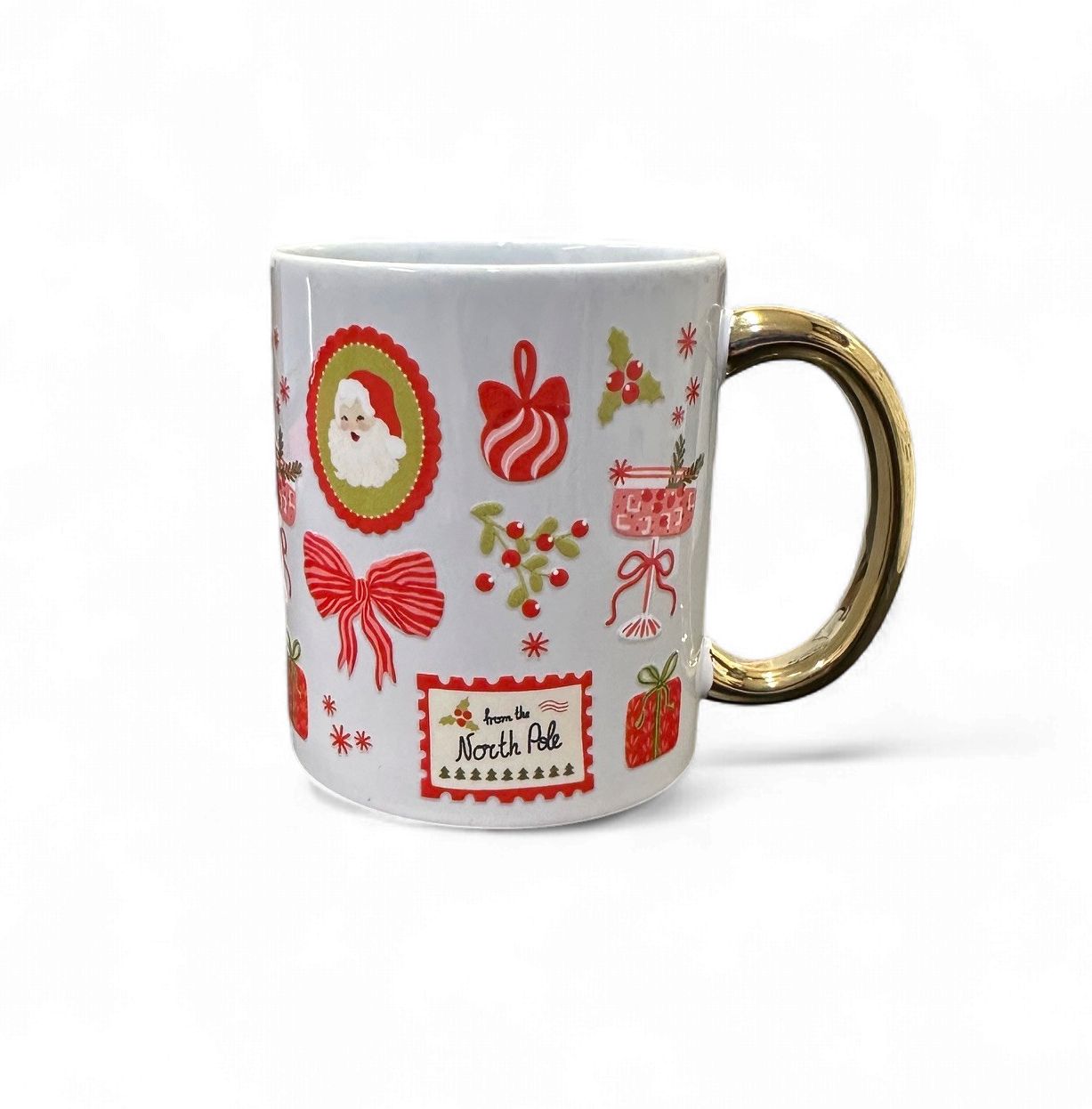 Cozy Cute Ceramic Mug- Mistletoe Magic