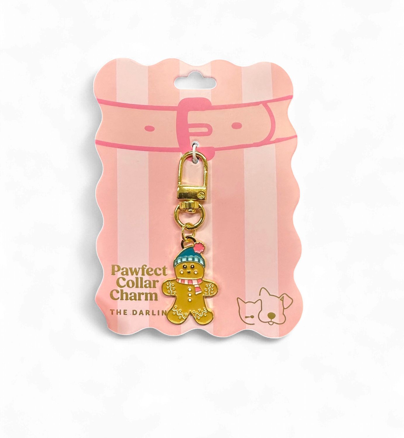 Pawfect Collar Charm- Gingerbread