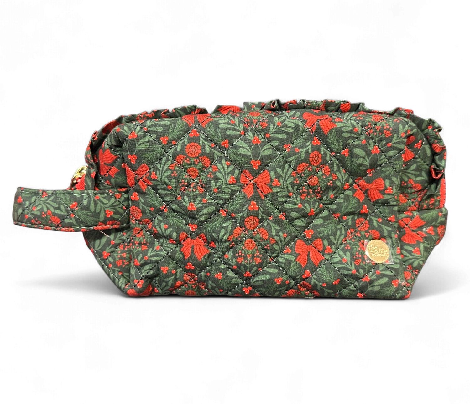 Essentials Quilted Cosmetic Pouch- A Merry Moment