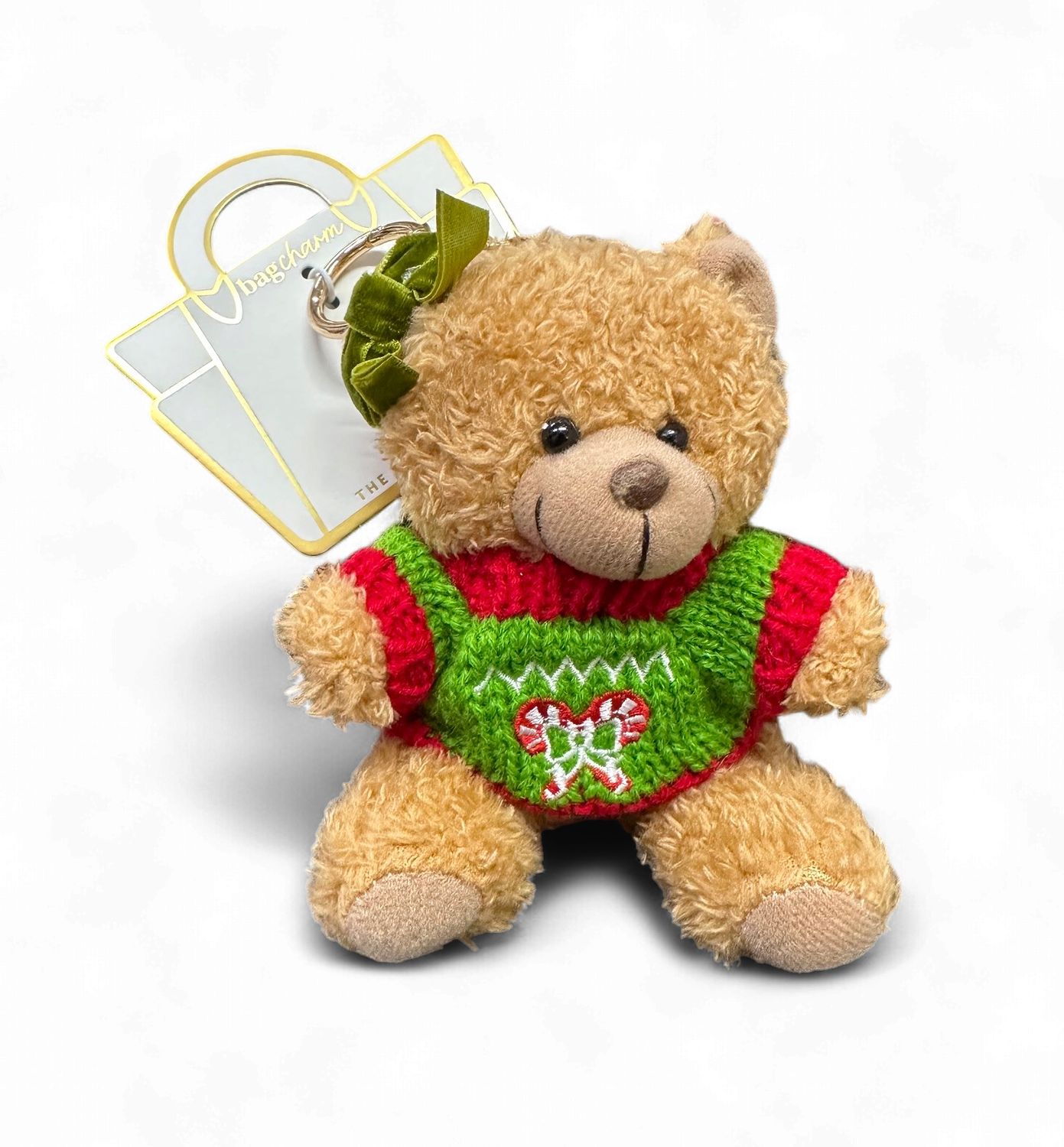 Mirror Bag Charm- Teddy Bear Theo