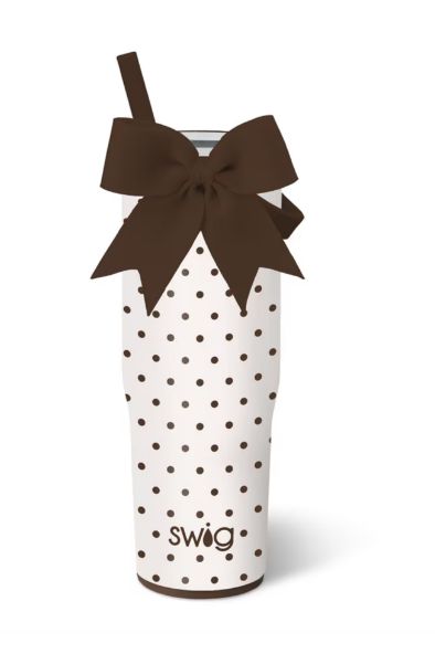 Mocha Dots Leakproof To-Go Tumbler 30oz