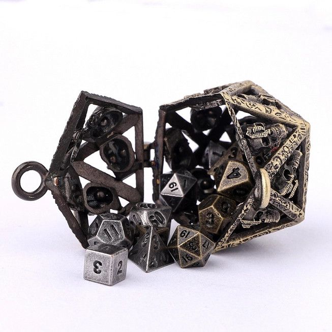Grimskull's D20 Locket Gift Set , Color: Ancient Gold