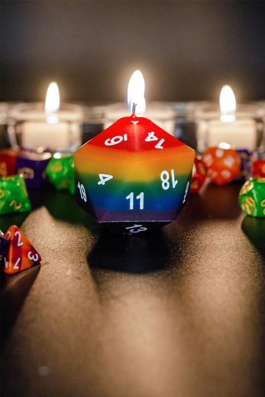 Pride D20 Scented Candles