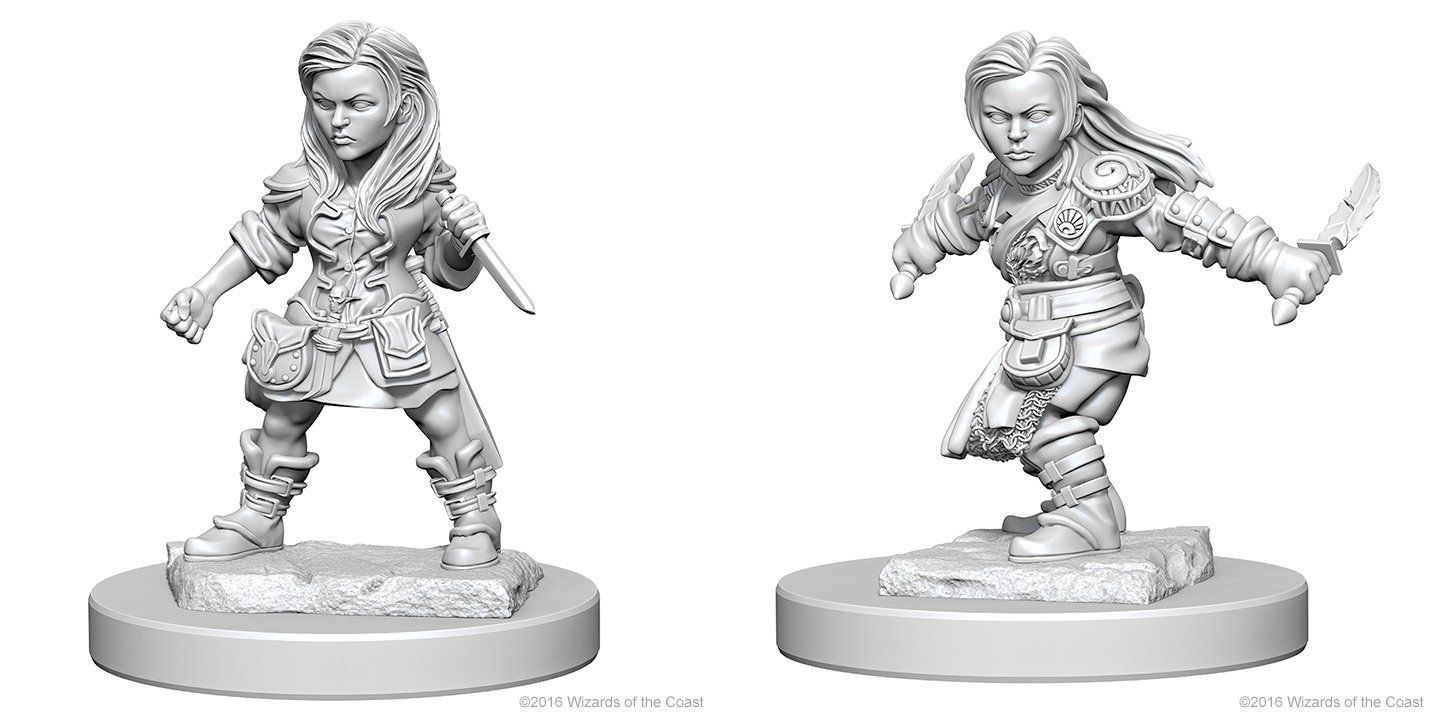 Dungeons &amp; Dragons Nolzur`s Halfling Female Rogue