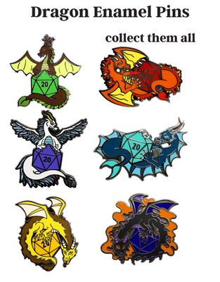 Dragon Enamel  Pin
