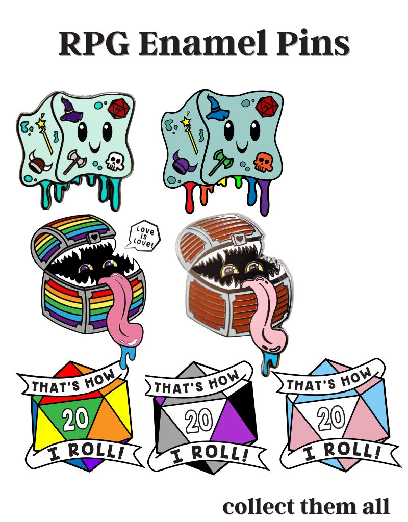 RPG Enamel Pins