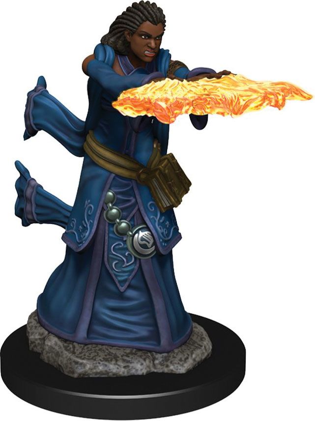 Dungeons &amp; Dragons Fantasy Miniatures: Icons of the Realms Premium Figures W5 Human Wizard Female