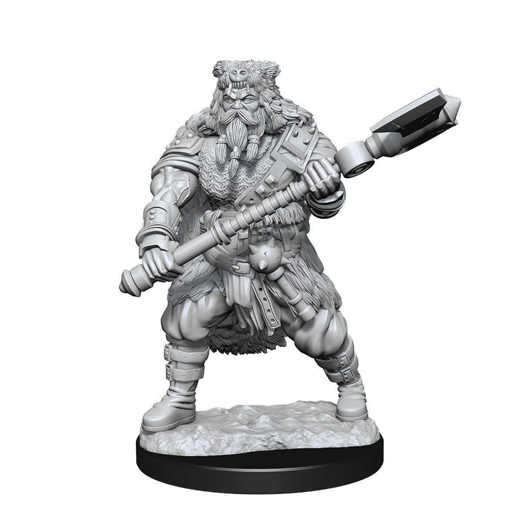Dungeons &amp; Dragons Nolzur`s Marvelous Unpainted Miniatures: W14 Human Barbarian Male