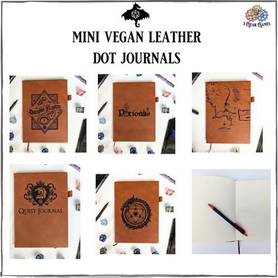 Mini Dot Vegan Leather Campaign Journal