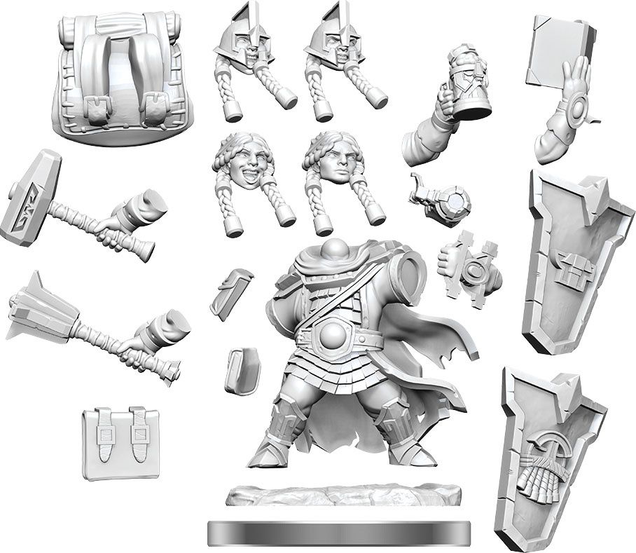 Dungeons &amp; Dragons Frameworks: W01 Dwarf Cleric Female