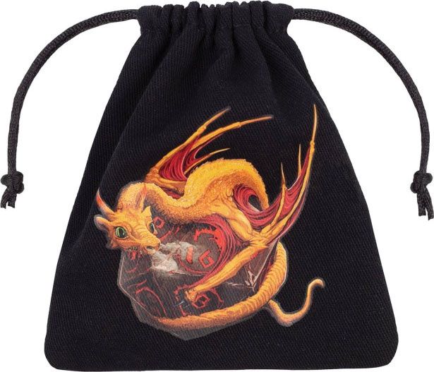 Dragon Black &amp; Adorable Dice Bag
