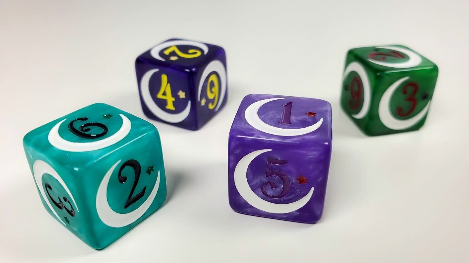 Outer Magical Girl Dice - Pack of 4