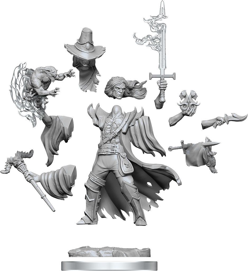 Dungeons &amp; Dragons Frameworks: W01 Human Warlock Male