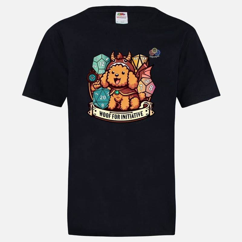  3 Gear Games Mascot - Woof For Initiative  Basic T Shirt- Unisex