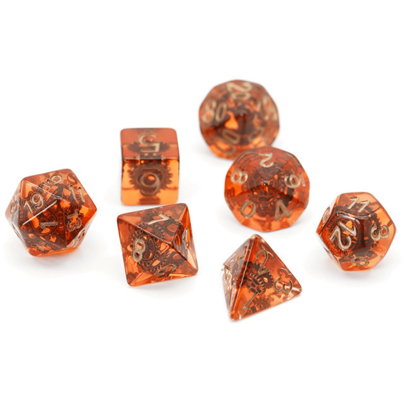 Copper Gears  Chaos Engine RPG Dice Set