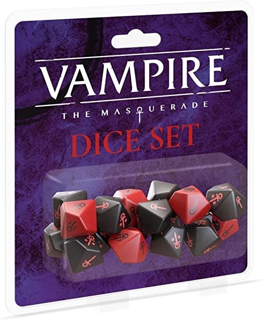 Vampire The Masquerade: 5th Edition - Dice (18)