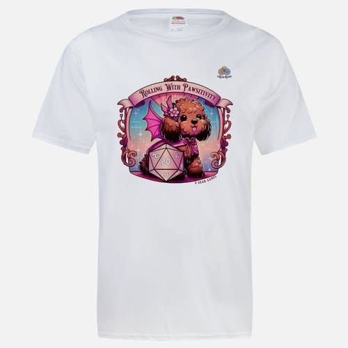 3 Gear Games Mascot - Pawsitivity Basic T Shirt- Unisex