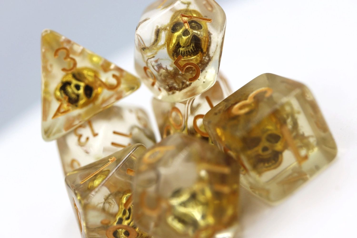 Pirate Skull RPG Dice Set