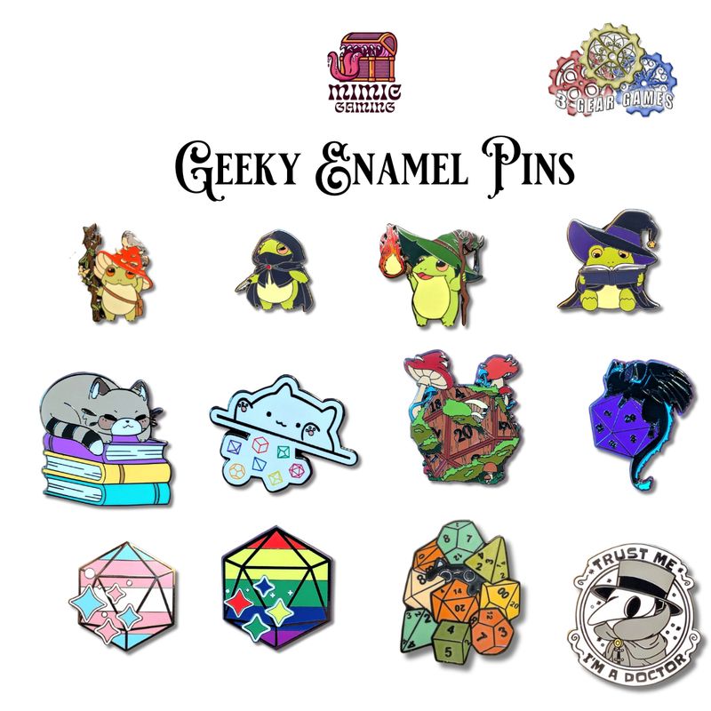 RPG Enamel Pin - Mimic Gaming Co.