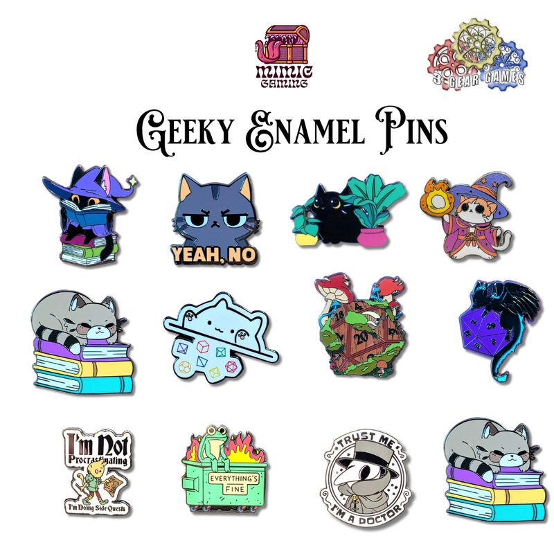 RPG Enamel Pin - Mimic Gaming Co. 2