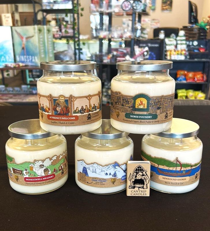 Cantrip Candles  x Norse Foundry Collab Candles -