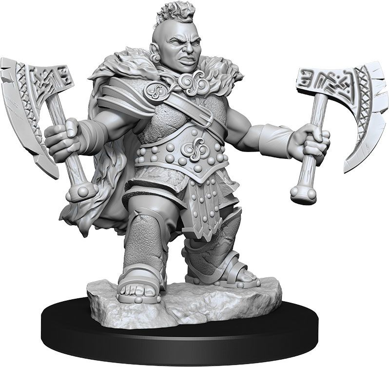 Dungeons &amp; Dragons Frameworks: W01 Dwarf Barbarian Female