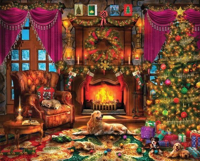 Cozy Christmas 1000 Piece Jigsaw Puzzle
