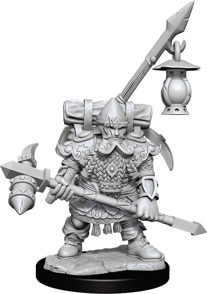 Dungeons &amp; Dragons Frameworks: W01 Dwarf Fighter Male