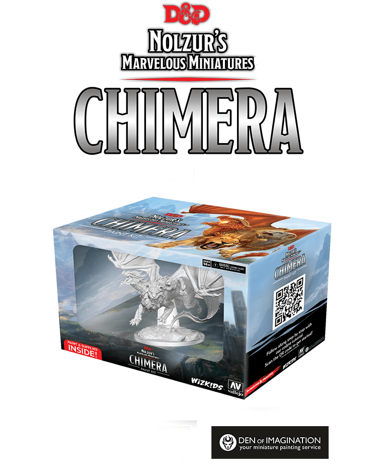 Dungeons &amp; Dragons Nolzur`s Marvelous Miniatures: Paint Night Kit 7 - Chimera
