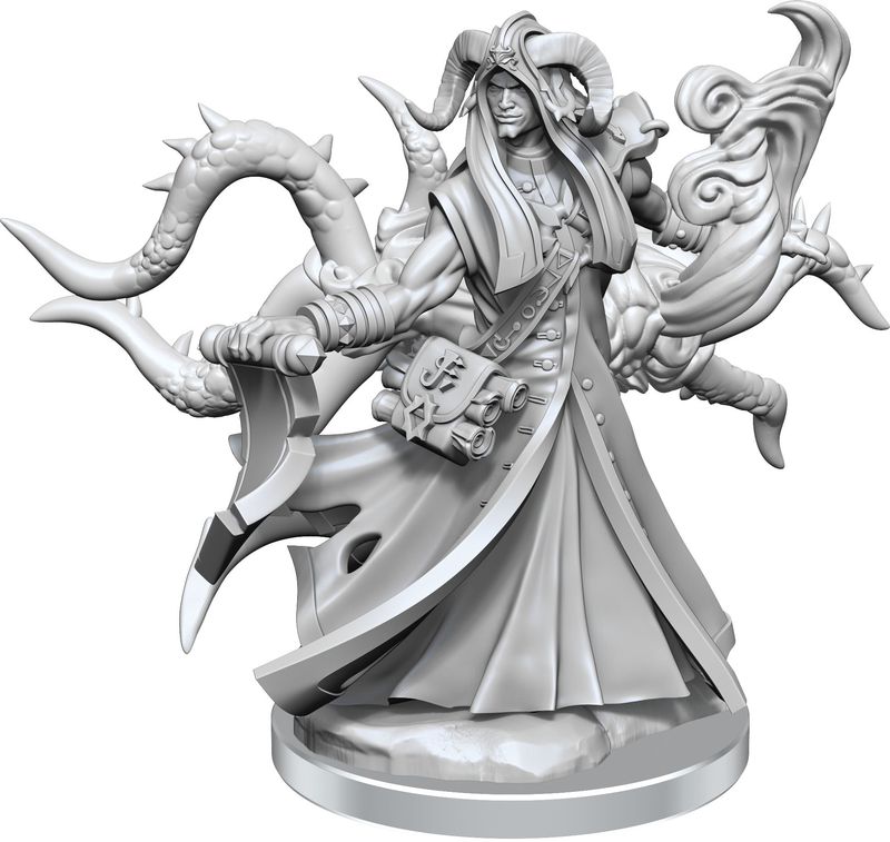 Dungeons &amp; Dragons Frameworks: W01 Tiefling Warlock Male