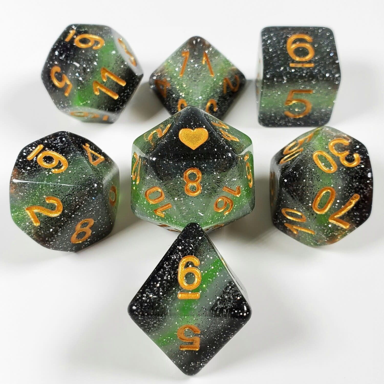 Prismatic Agender Pride Dice Set