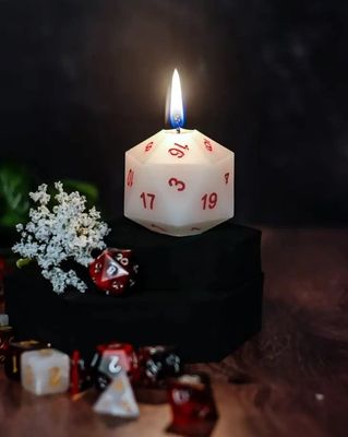 February Scent of the Month Ceremony Scented DnD Dice Candle
