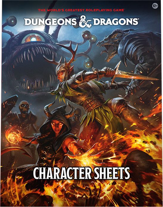 Dungeons &amp; Dragons RPG: Character Sheets (2024)