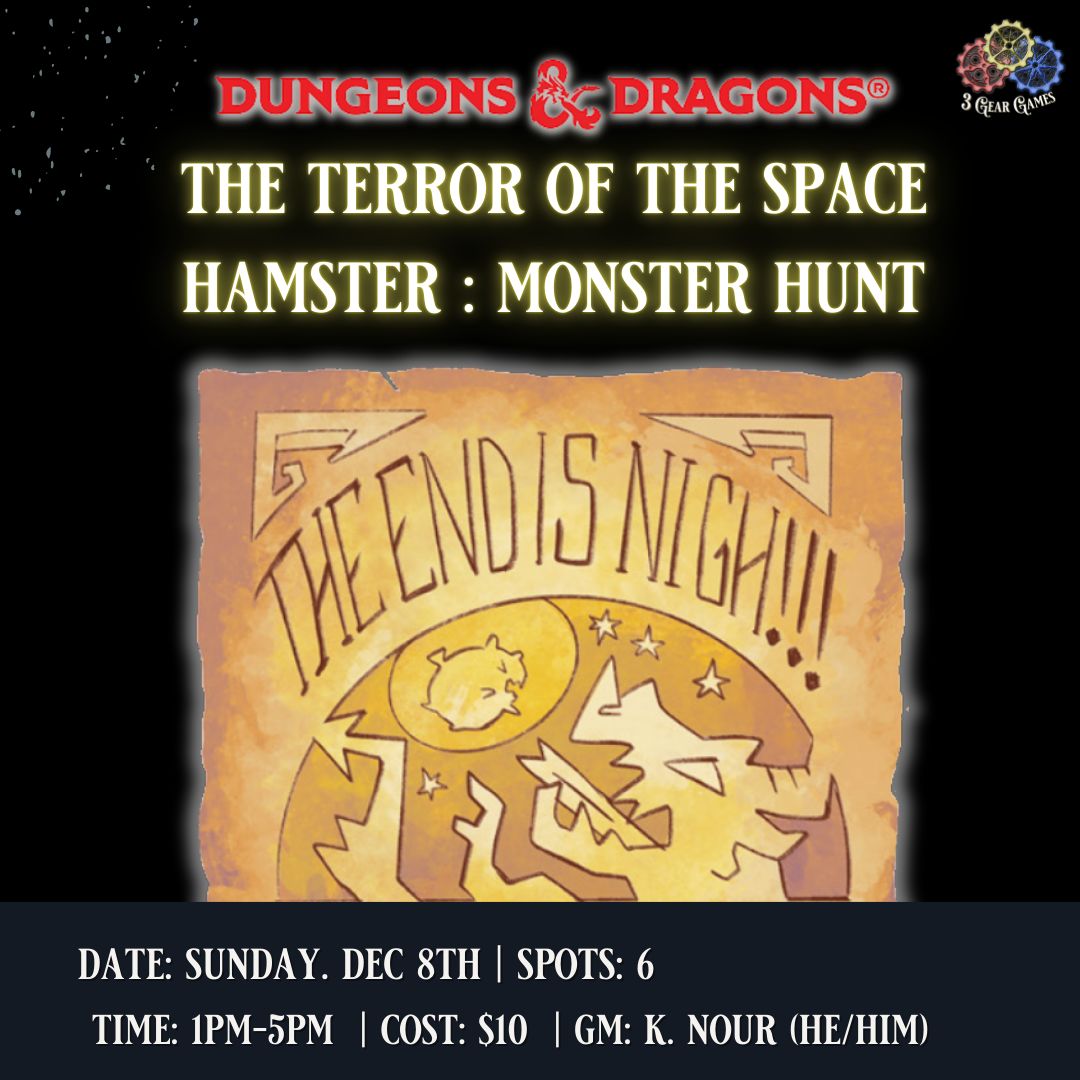 One Shot The Terror of the Space Hamster : Monster Hunt