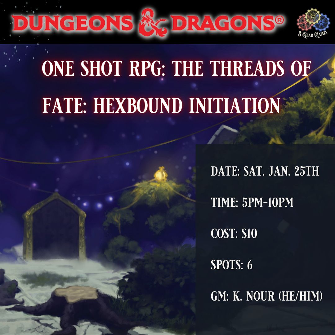 One Shot: The Threads of Fate : Hexbound Initiation