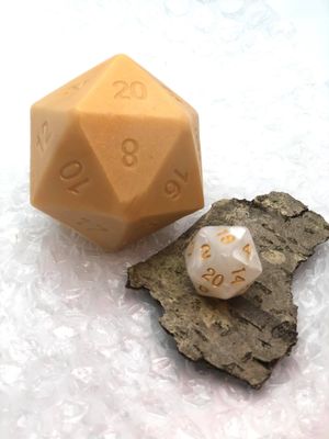 Handcrafted D20 Dice Soap