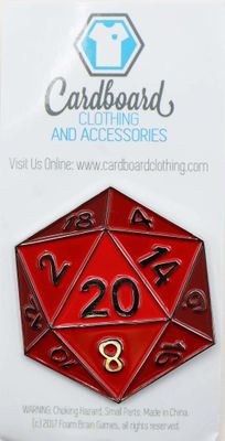 D20 Enamel Pins