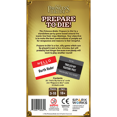 The Princess Bride: Prepare to Die!