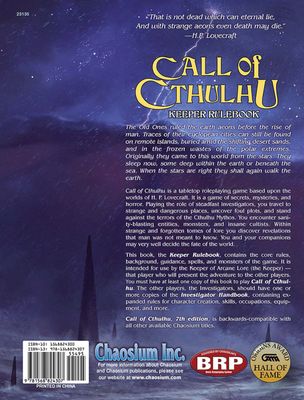 Call of Cthulhu: 7th Edition Hardcover