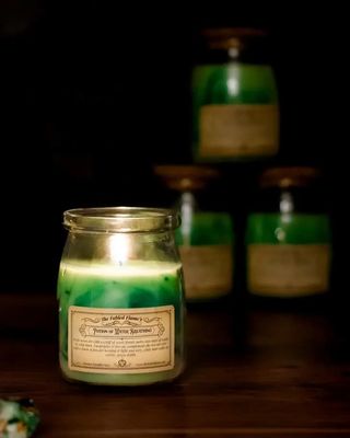 Potion Bottle Candle by Fabled Flame
