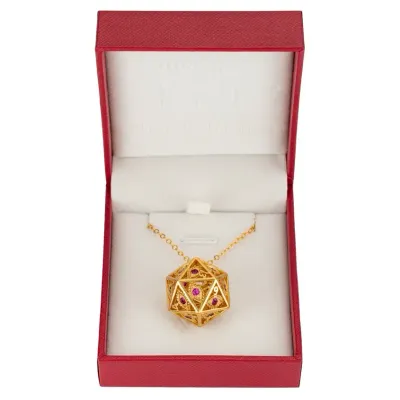 Dragon's Eye D20 Necklace