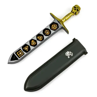 Grim Dagger Dice Case with Sheath Cover 