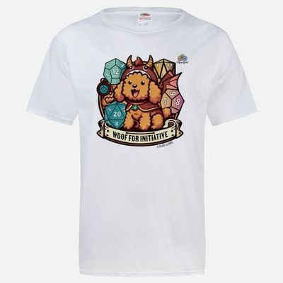  3 Gear Games Mascot - Woof For Initiative  Basic T Shirt- Unisex