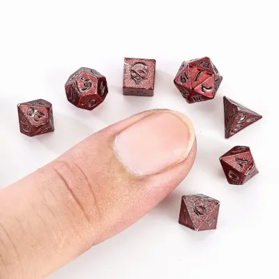 Unseelie Mini Metal Rpg Dice Set 