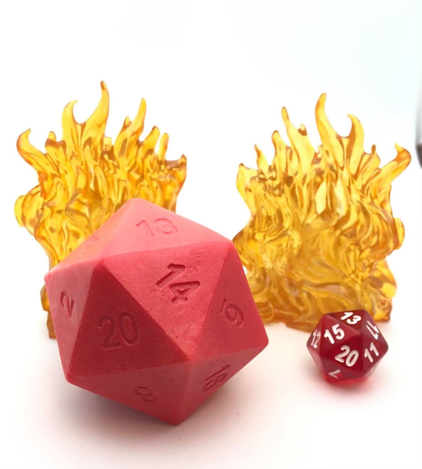 Handcrafted D20 Dice Soap, Color: Cinnamuffin