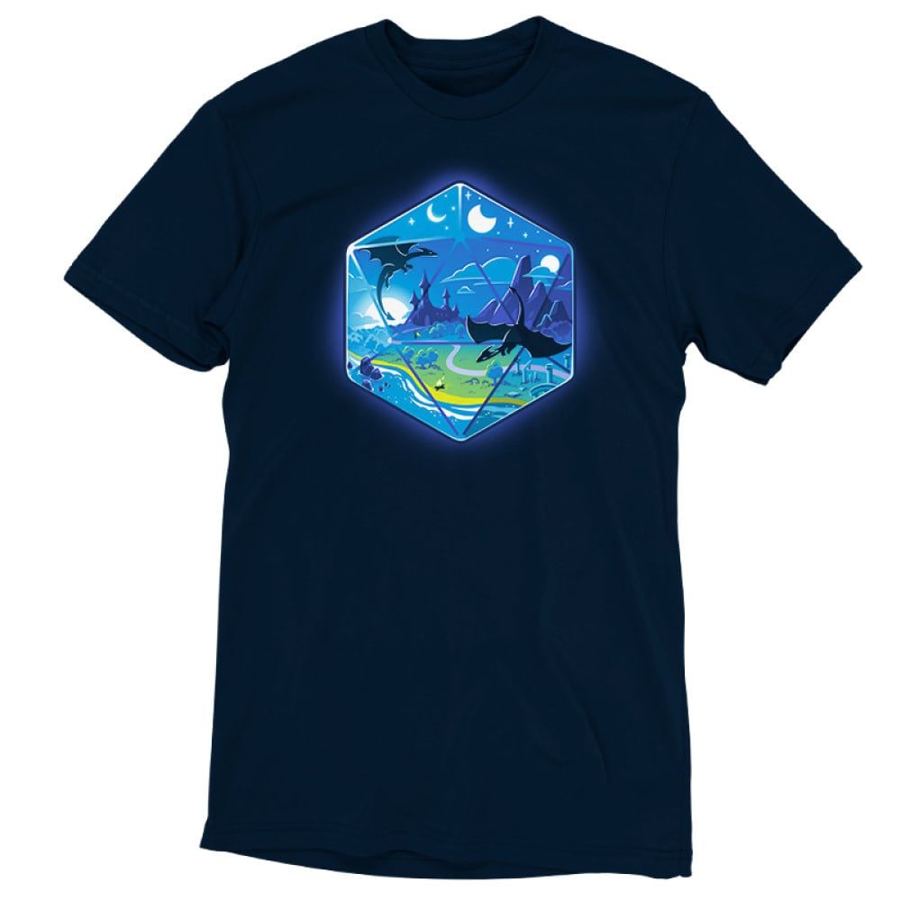 D20 Landscape T-shirt, Size: S