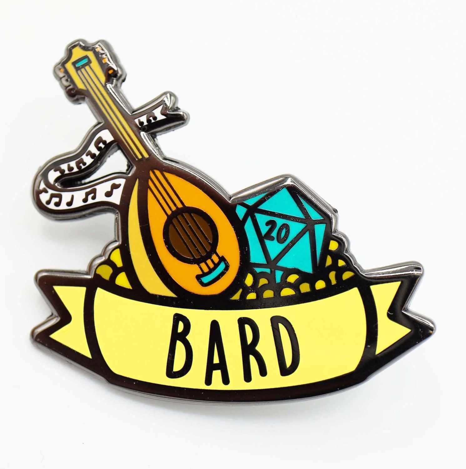 Banner Class Enamel Pins, Variation: BARD