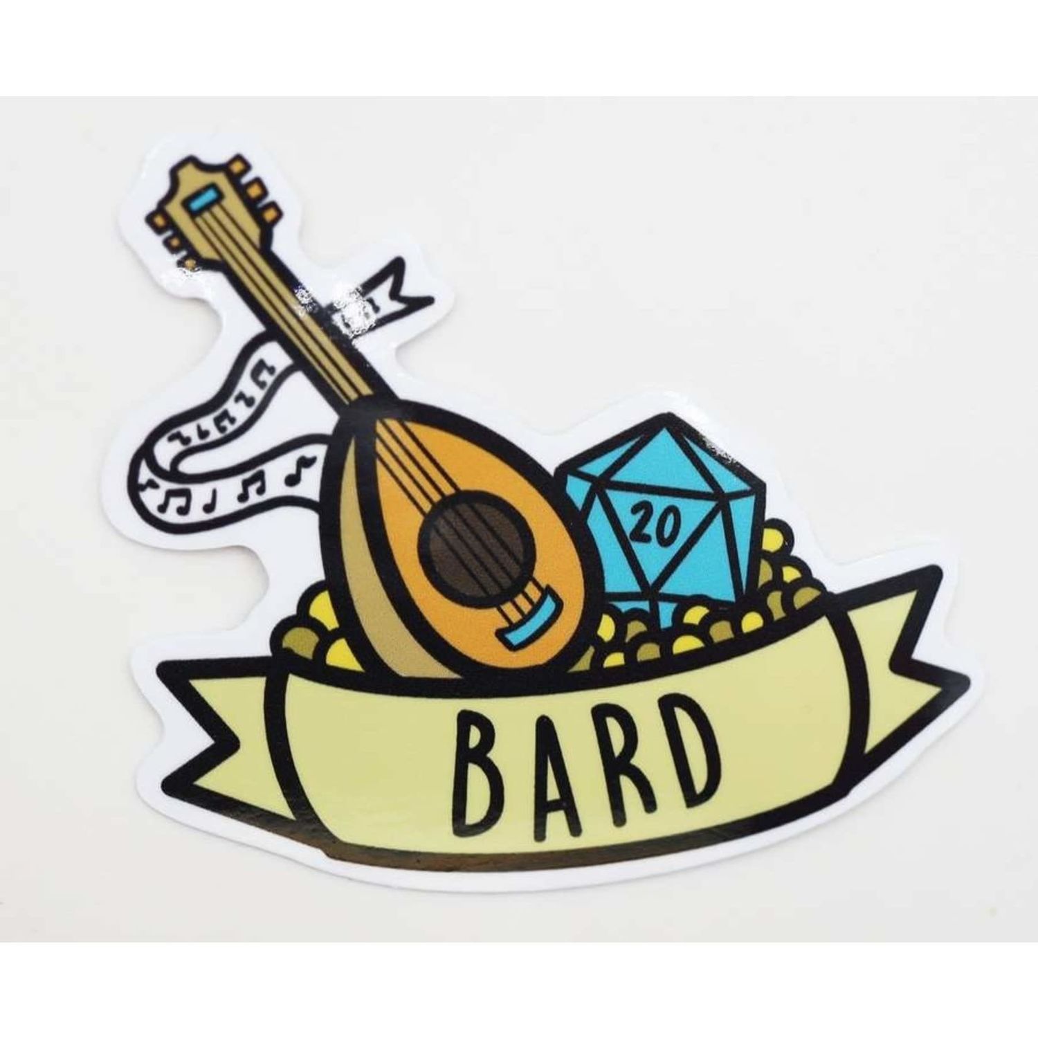 Banner Class RPG Stickers, Variation: Bard Banner Class Sticker