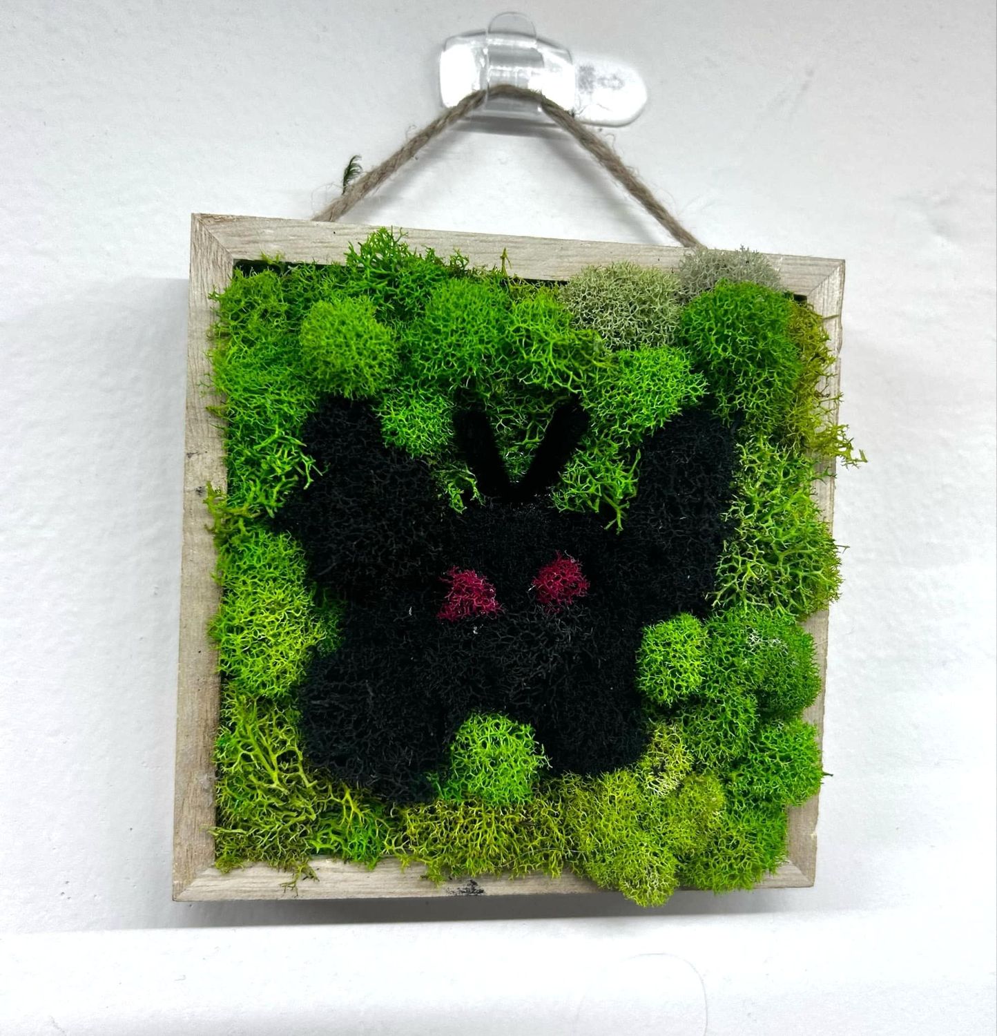 Small Moss Art , Variation: Moth Man